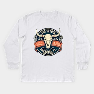 Tio Tito's Bar & Grill Kids Long Sleeve T-Shirt